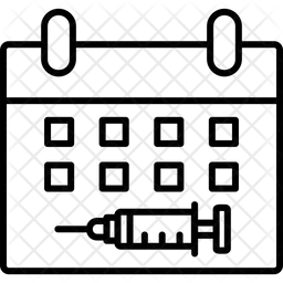 예방접종일  아이콘