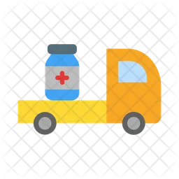 Vaccination Delivery  Icon