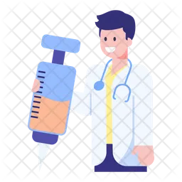 Vaccination Doctor  Icon