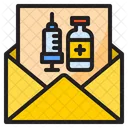 Vaccination Mail  Icon