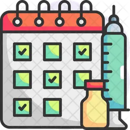 Vaccination Schedule  Icon