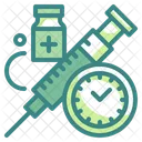 Vaccination Time  Icon