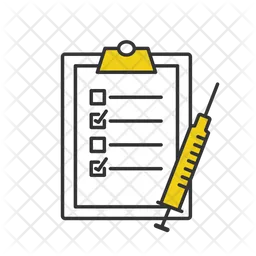 Vaccinations List  Icon