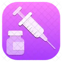 Vaccine Injection Medicine Icon