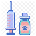 Vaccine Animal Vaccine Bottle Icon