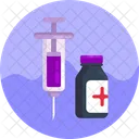 Vaccine Syringe Medicine Icon