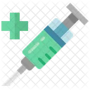 Vaccine Medicine Syringe Icon