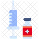 Vaccine Syringe Flu Shot Icon