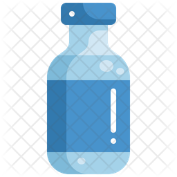 Vaccine bottle Icon - Download in Flat Style