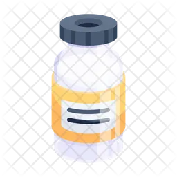 Vaccine Bottle  Icon