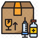 Vaccine Box Vaccine Package Delivery Icon