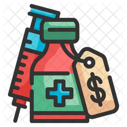 Vaccine Cost  Icon