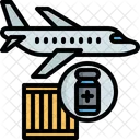 Vaccine Delivery Logistic Delivery Icon