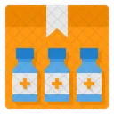 Vaccine Delivery Box Product Doses Icon