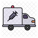 Delivery Delivery Truck Vaccine Icon