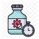 Vaccine Virus Time Icon