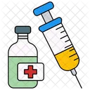 Vaccine Injection Syringe Icon