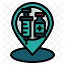 Vaccine Location  Icon