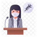 Politics Conference Speech Icon