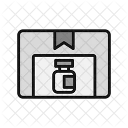 Vaccine Parcel  Icon