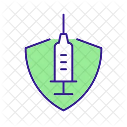 Vaccine providing strong protection  Icon