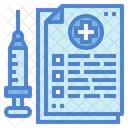 Vaccine Record  Icon