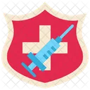 Vaccine shield  Icon