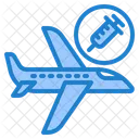 Vaccine Shipping Vaccine Delivery Airplane Icon