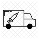 Vaccine Truck  Icon