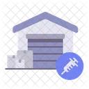 Warehouse Vaccine Package Icon
