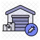 Warehouse Vaccine Package Icon