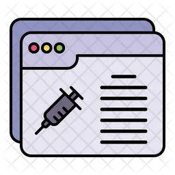 Vaccine Website  Icon
