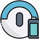 Vaccum Cleaner Battery Power Icon