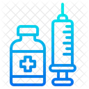 Seringa Medico Coronavirus Ícone