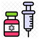 Injecao Seringa Imunizacao Ícone
