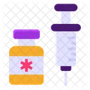 Injecao Seringa Imunizacao Ícone