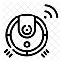 Vacum Robot Cleaner Floor Icon