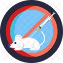 Vacuna Para Ratones Prohibida Firmar Icono