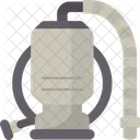 Vacuum Backpack Cleaning Icon
