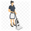 Vacuum Cleaning Carpet Cleaner Room Cleaning Services Icon