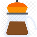 Vacuum Pot Tea Kettle Kitchen Ware Icon