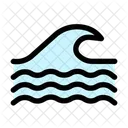 Eau Vagues Vague Mer Icône