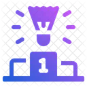 Podium Des Vainqueurs Classement Competition Icône