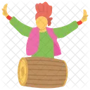 Vaisakhi Dhol Bhangra Icon
