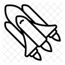 Fusée de vaisseau spatial  Icône