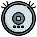 Staubsauger Reiniger Roboter Symbol