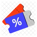 Voucher de desconto  Ícone
