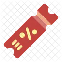 Voucher de desconto  Ícone