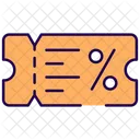 Voucher de desconto  Ícone