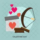Saint Valentin Jour Celebrations Icône